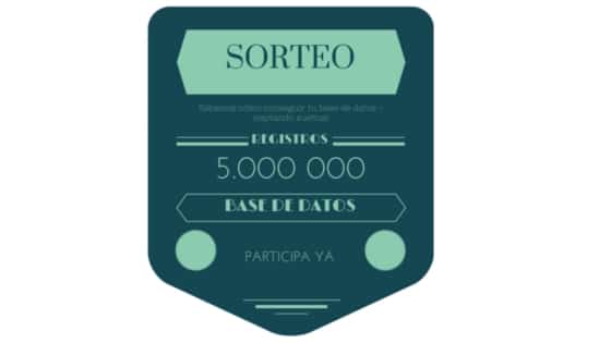 crear bases de datos con sorteos