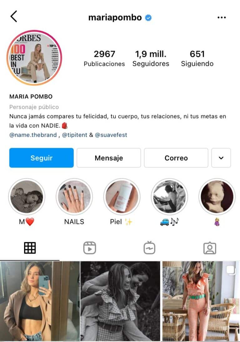 maria pombo influencer