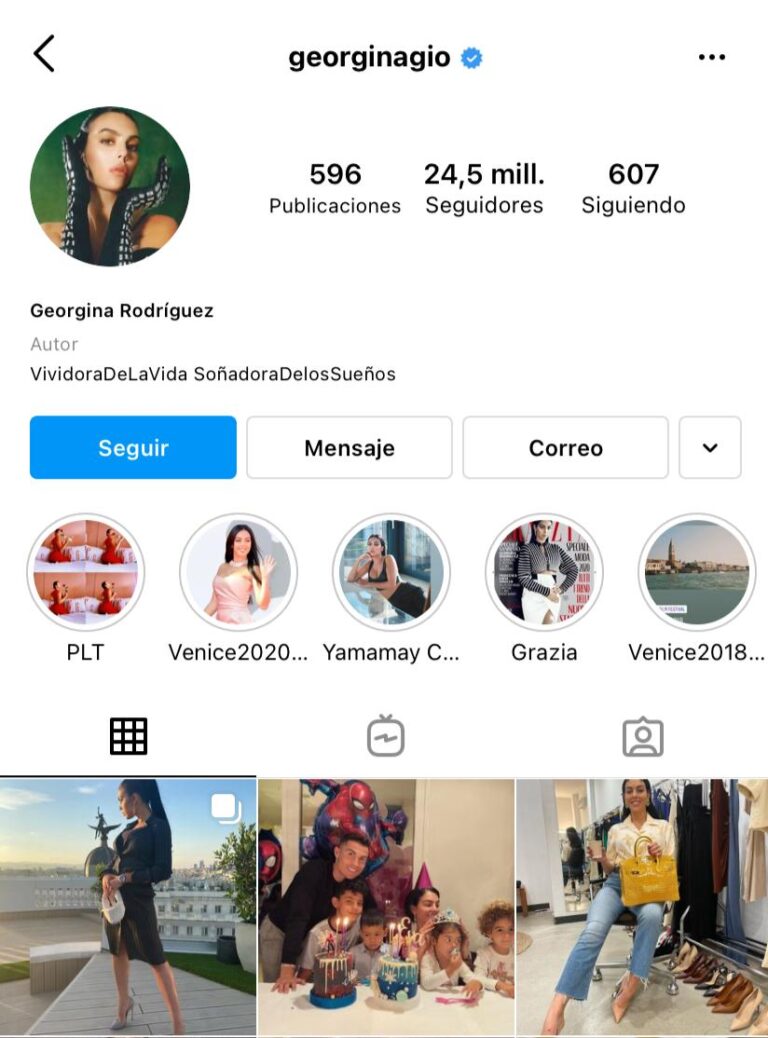 georgina rodriguez influencer