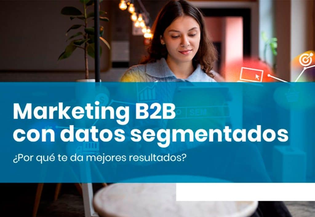 Infografía sobre marketing 2b2 y datos segmentados