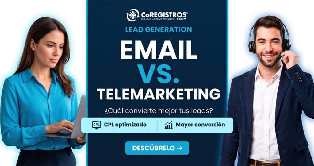 email marketing vs telemarketing leads coregistros