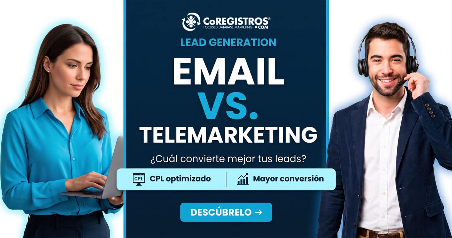 email marketing vs telemarketing leads coregistros