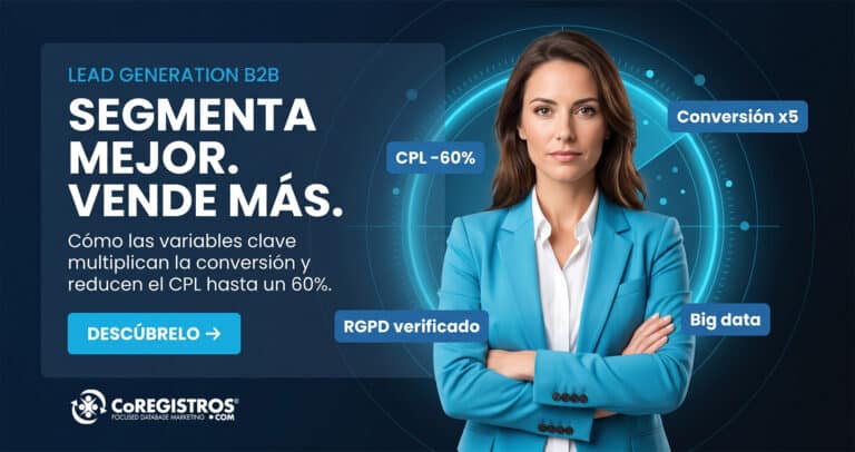 segmentacion leads maximizar conversion coregistros