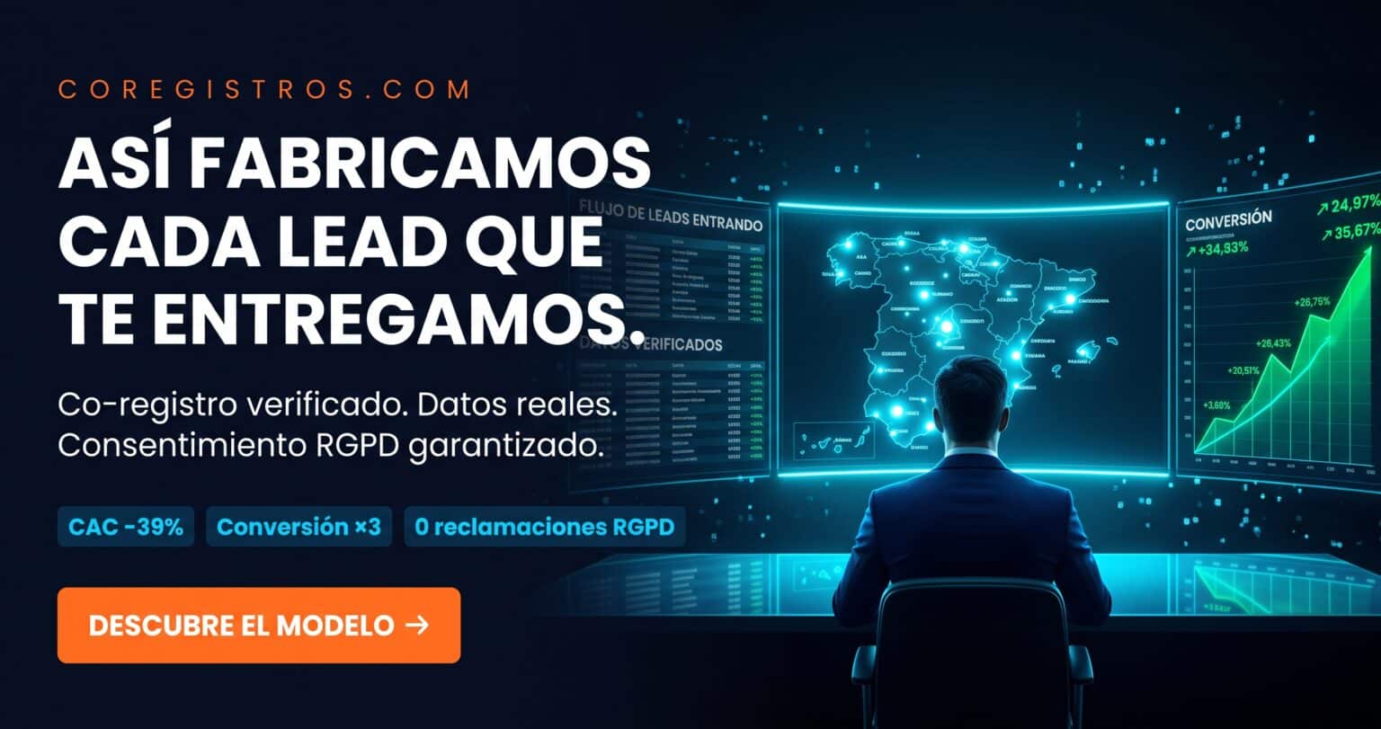 como funciona coregistros generacion leads coregistros