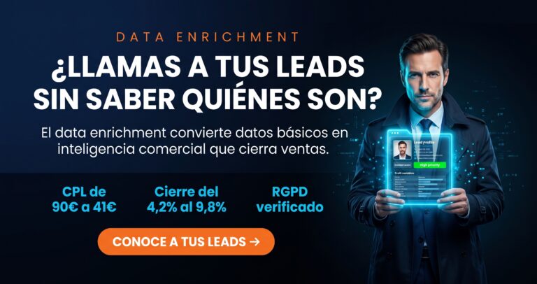 data enrichment enriquecer leads vender mas coregistros