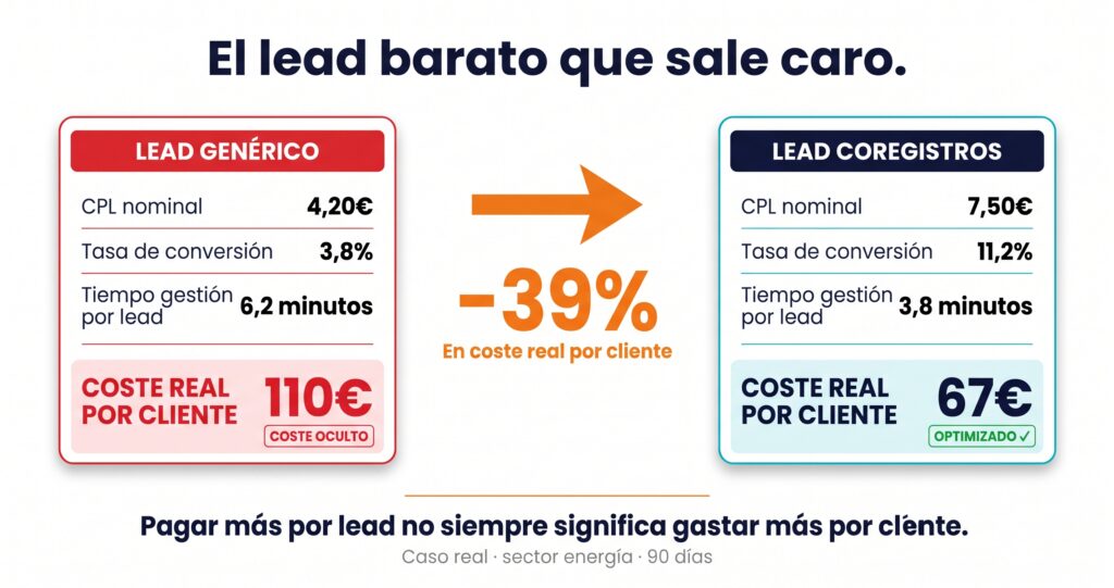 lead barato que sale caro
