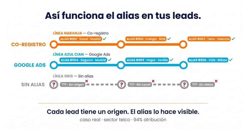 alisas en tus leads