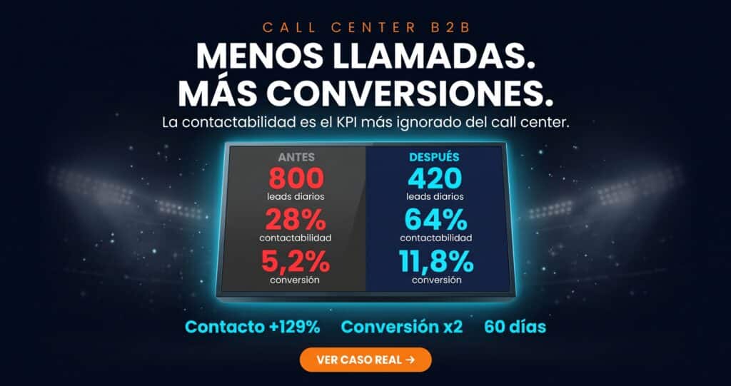 leads call center contactabilidad coregistros