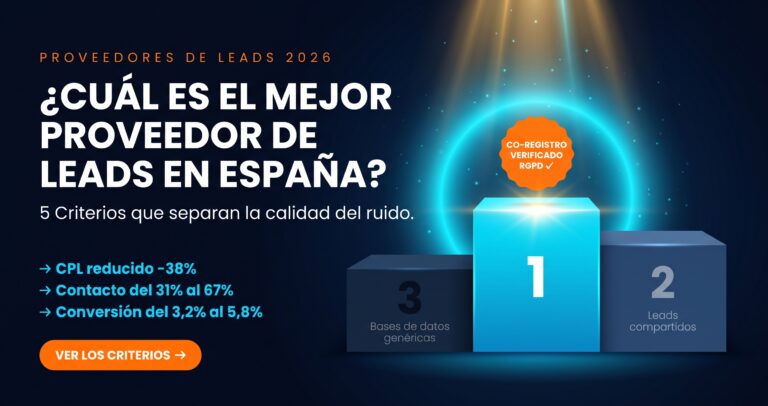 mejor proveedor leads espana coregistros
